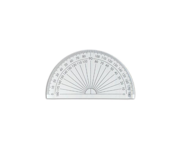 Picture of Protractor 10cm Half Circle 180 Degrees