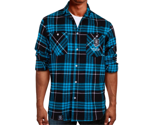 Picture of PORT ADELAIDE RINGBARK FLANNEL SHIRT