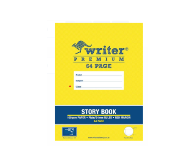 Picture of Writer Story Book 24mm Ruled 64 Page (no dotted thirds)